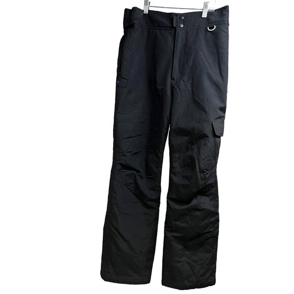 Slalom Other - Slalom Black Cargo Ski Snow Pants Small Insulated Waterproof Zip Pockets 32x30